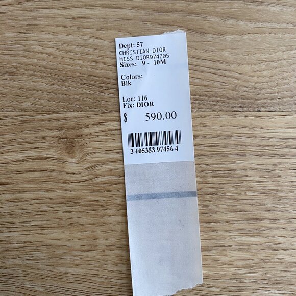 Dior Patent Black Heel Size 39.5 (9) - Picture 7 of 10